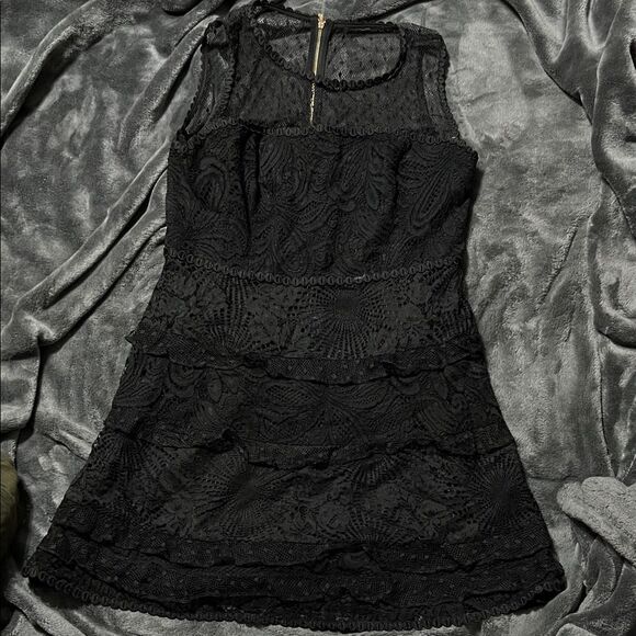 Lilly Pulitzer Elegant Black Lace Dress